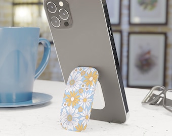 Watercolor Sunflower Phone Grip Stand Holder Pop Socket Kickstand Expanding Grip for iPhone Samsung Pixel Smartphone Accessory
