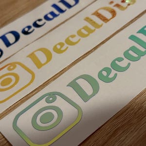 Social Media Decal Stickers | Instagram Decal | Facebook | Snapchat | Twitch | Twitter | Youtube | Car Decal Sticker | Window Decal Sticker