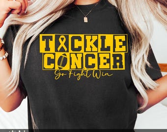 In September We Wear Gold Png, Tackle Childhood Cancer Gold Football Png, Childhood Cancer Awareness Png, Gold Ribbon Png