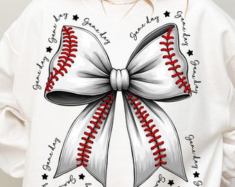 Baseball Png, Game Day Coquette Bow Png, Baseball mom Png, Game Day, Retro Baseball Png, Baseball Season Png, Sports Png