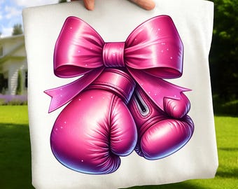 Breast Cancer With Boxing Gloves png, breast cancer awareness png, trendy png files, Sublimation designs, cancer awareness png
