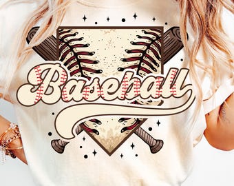 Retro Baseball Png, Game Day PNG, Vintage Baseball Png, Baseball Mama Png, Baseball Mom Png, Baseball lover png, Png Sublimation