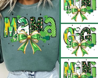 Pakiet Coquette na Dzień Świętego Patryka Mama png, Mini Mama na Dzień Świętego Patryka png, Mama na Dzień Świętego Patryka png, Dzień Świętego Patryka png, Dzień Świętego Patryka png