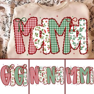 Christmas Mama Bundle Png Shirt Gift for Christmas Season T shirt Design Christmas Lace Coquette Bow Xmas Sweatshirt Png Merry Christmas Png