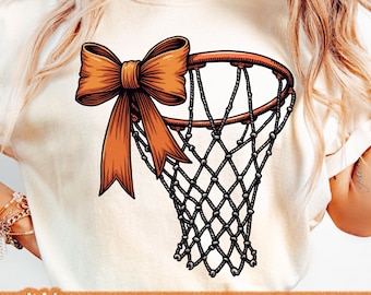 Basketball Png, Game Day Coquette Bow Png, Basketball mom Png, Game Day, Retro Basketball Png, basketball Season Png, Sports Png