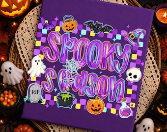 Preppy Spooky Season Ghost Png, Halloween Png, Boujee Png, Leopard Print Png, Ghost Graphic Designs, Digital Download