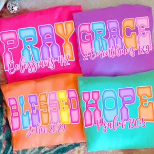 Neon Distressed Bible Bundle Png, Grace Joy Pray Believe Design, Leopard Jesus Png, Jesus Christian Sublimation, Bible Verse Design Download