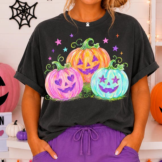 Pink Halloween Pumpkin PNG,  Spooky Season PNG,  Halloween Shirt Design, Trendy Fall Sublimation PNG, Digital Download