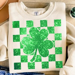 Glitter St Patrick's Day Shamrock PNG, Lucky Charm Png, St Patty's Day png, Lucky Shamrock PNG, St Patricks Png, Irish Png zdjęcie 6