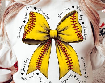 Softball Png, Game Day Coquette Bow Png, Softball mom Png, Game Day, Retro Softball Png, Softball Season Png, Sports Png