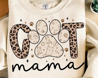 Cat Mama PNG, Moederdag Cat Mom Shirt Sublimatie, Leopard Cat Lover Design, Funny Pet Mom PNG, Retro Mama Cadeau Clipart downloaden
