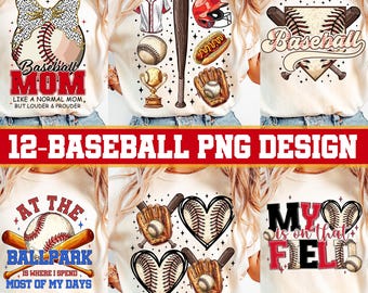 Retro Baseball Bundle Png, Spieltag PNG, Vintage Baseball Png, Baseball Mama Png, Baseball Saison Png, Baseball Liebhaber Png, Png Sublimation