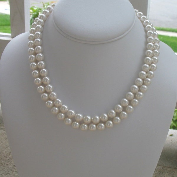 Double Strand Pearls - Etsy