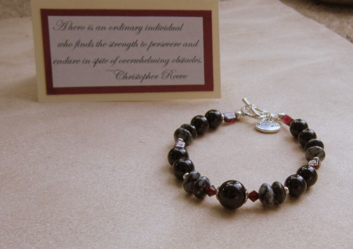 Strength Bracelet Strength Jewelry Inspirational Jewelry | Etsy