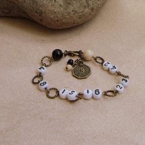 LOST TV Show Jewelry, Lost TV Show Memorabilia, Lost tv Show Fan, Lost Numbers Bracelet, Dharma Symbol, Lost Numbers Bracelet, Lost Fan image 2