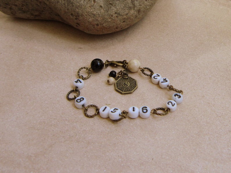 LOST TV Show Jewelry, Lost TV Show Memorabilia, Lost tv Show Fan, Lost Numbers Bracelet, Dharma Symbol, Lost Numbers Bracelet, Lost Fan image 2