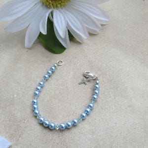 Boys Christening Gift, Boys Baptism Gift, Boys Bracelet, Gift for Baptism, Baptism Jewelry, Gift for Christening, Religious Jewelry image 4