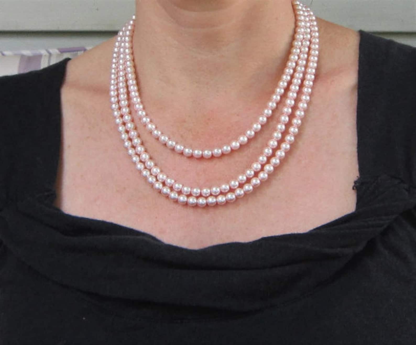 Blush Pearl Opal Necklace