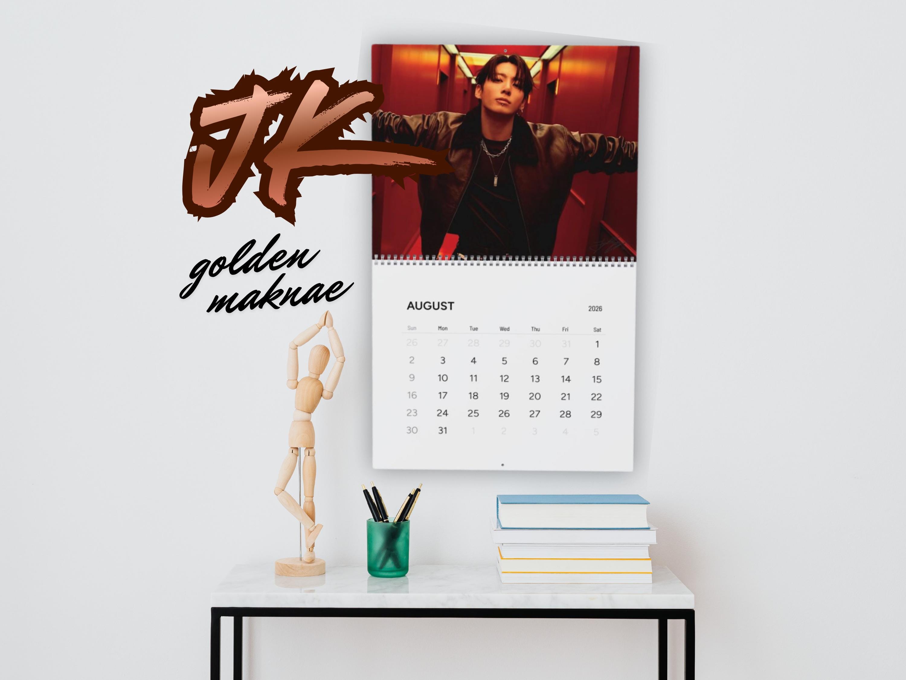 Jungkook Wall Calendar - Etsy