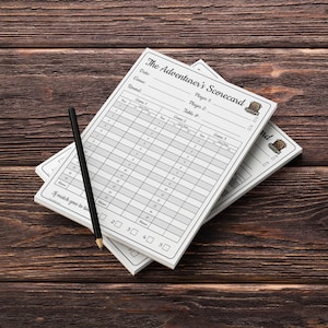 La carte de pointage de l'aventurier -  Lorcana Lore tracker