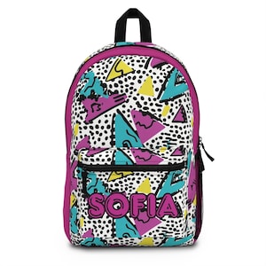 Personalized Girls Backpack with Name, Custom School Bag for Kids, Back to School Gift, Cute Bookbag for Girls