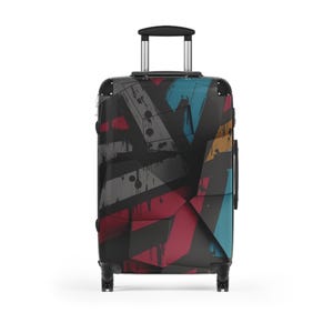 Abstract Art Carry-On Suitcase: Stylish Travel Luggage