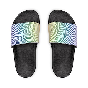 Colorful Removable-Strap Slides: Summer Beach Pool Footwear
