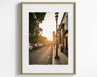 Goldene Stunde Sonnenuntergang | Reise Poster | Hochwertiger Fotodruck - Für Schlafzimmer | Mobile & Desktop | Kunstdruck | Wandkunst