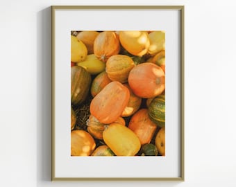 Kürbis Druck | Druckbare Wandkunst | Saisonale Drucke | Herbst Wand Kunst | Halloween-Druck | Rustikale Herbst Wand Dekor | Kürbis Wandkunst