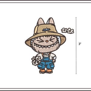 LABUBU Embroidery, Labubu Popmart, Labubu Embroidery Design, Cute Embroidery, Digital Embroidery Patterns