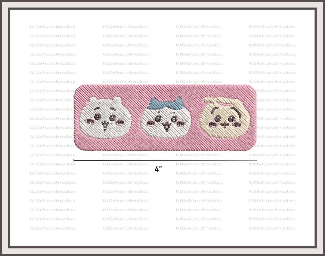 Chiikawa and Friends Embroidery Design, Chiikawa Embroidery Machine ...