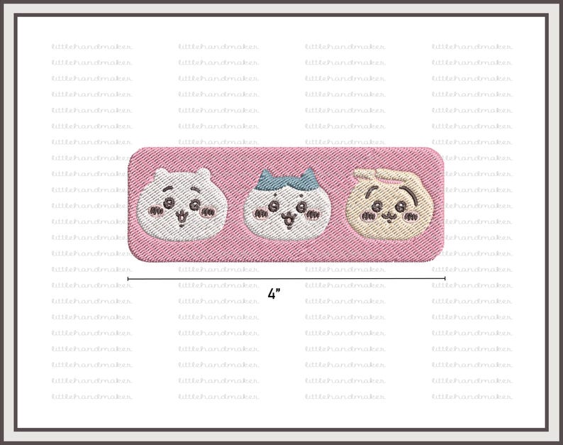 Chiikawa and Friends Embroidery Design, Chiikawa Embroidery Machine ...