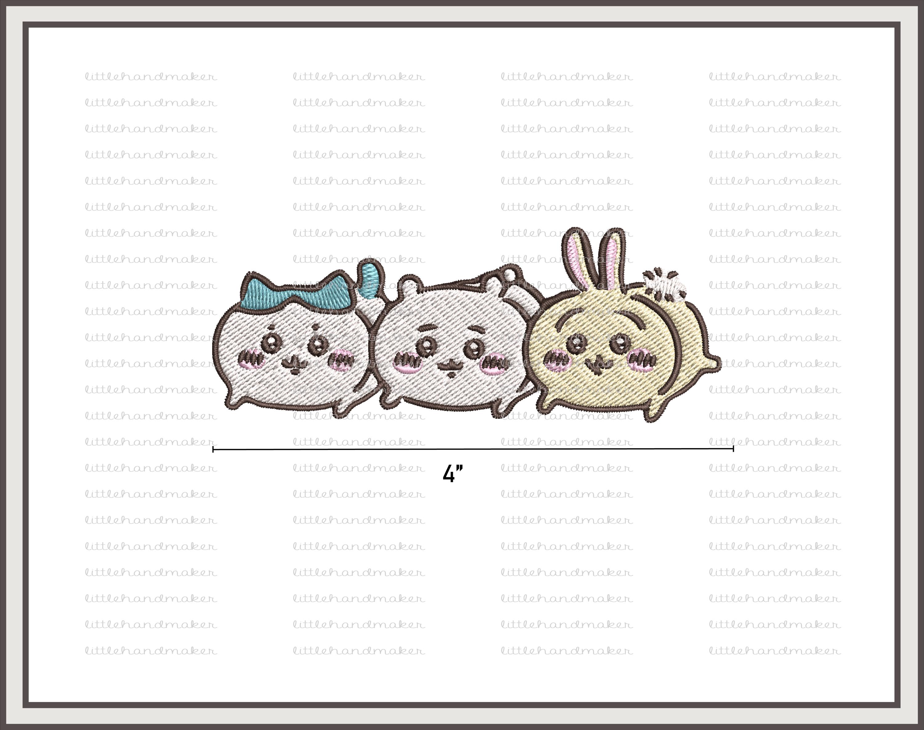 Chiikawa and Friends Embroidery Design, Chiikawa Embroidery Machine ...