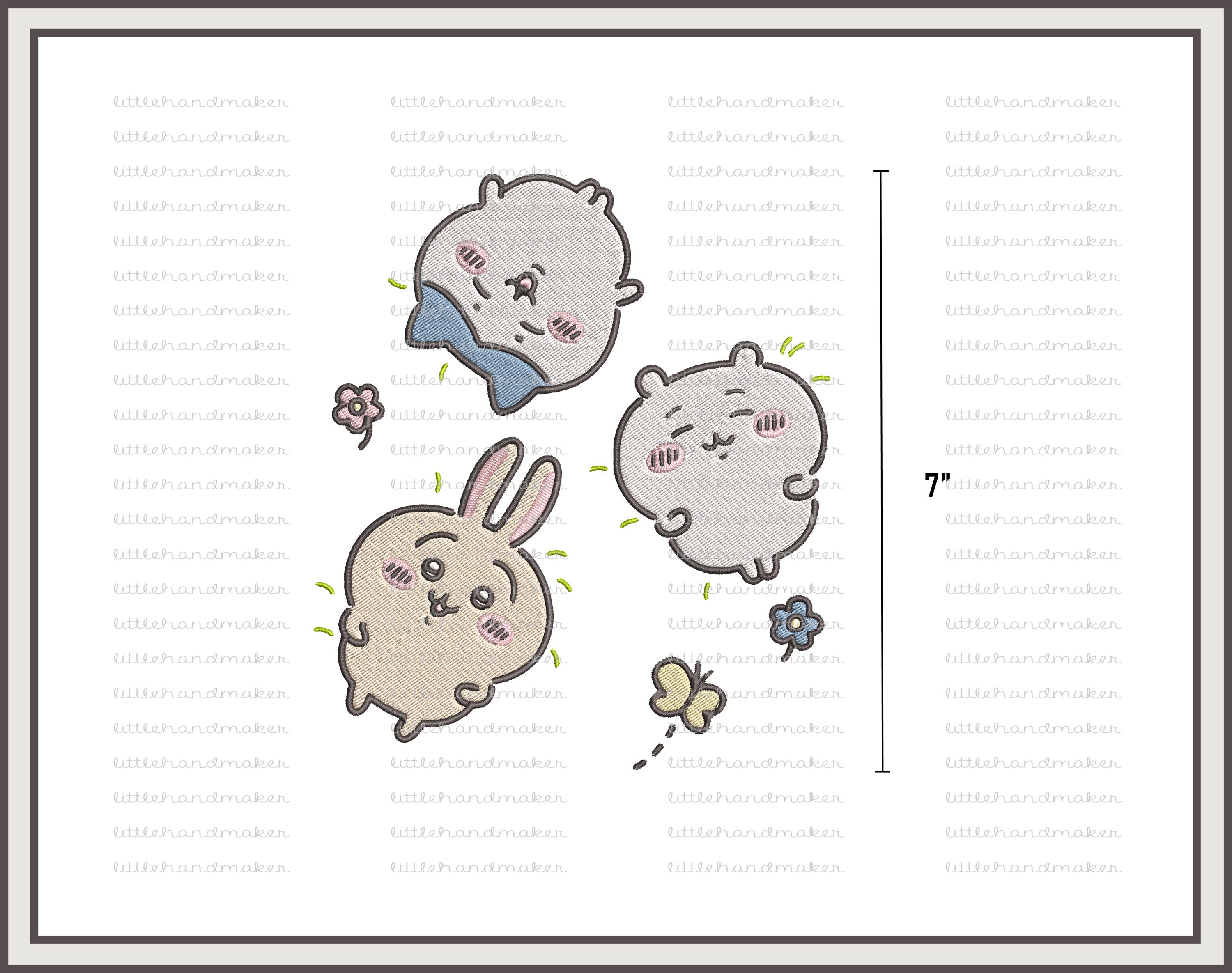 Chiikawa and Friends Embroidery Design, Chiikawa Embroidery Machine ...