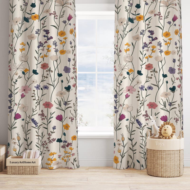 Nursery Curtains - Etsy