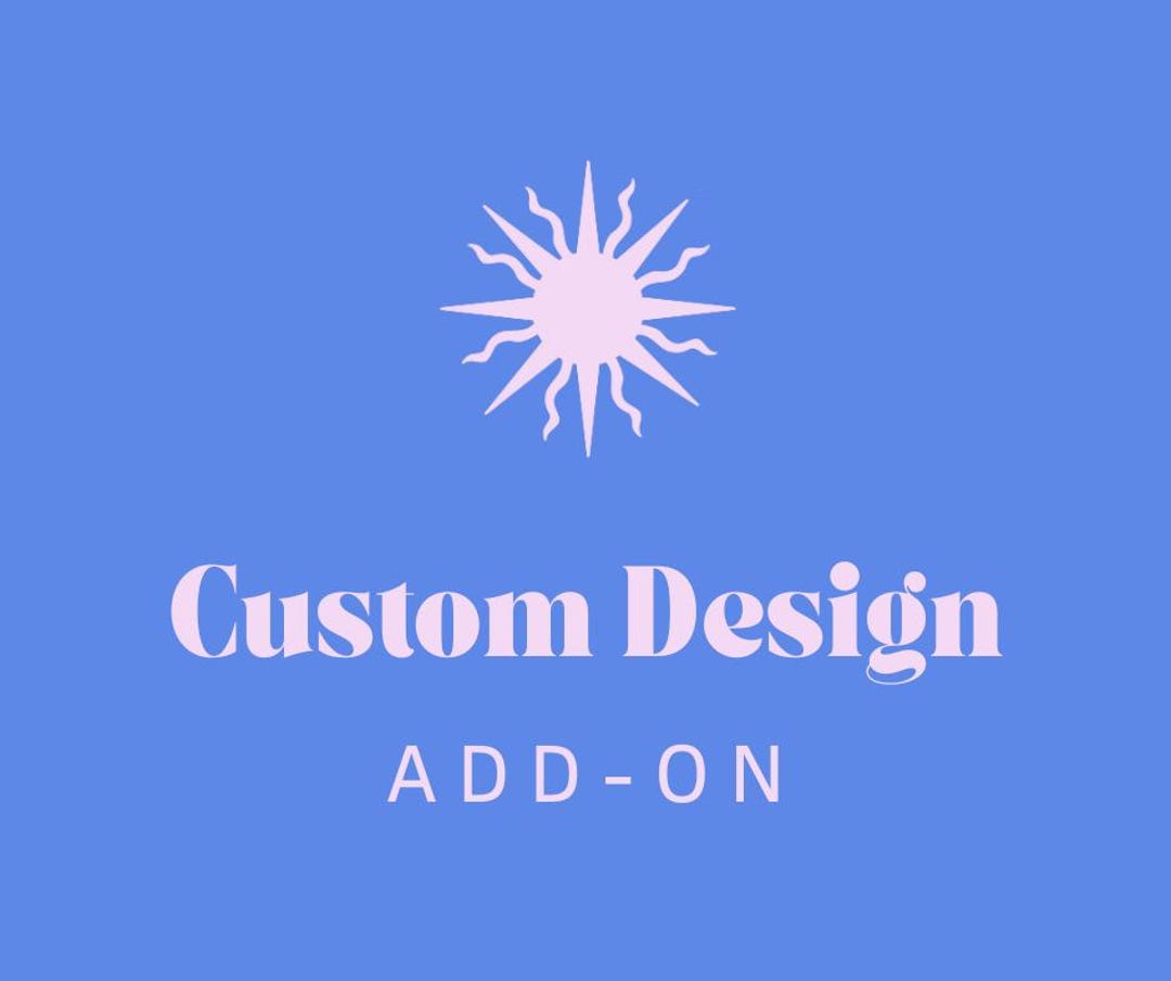 Custom Design Add-on - Etsy