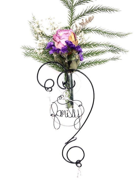 Personalized Gift 6 Inch Glass Bud Vase Suction Rooter Vase Etsy