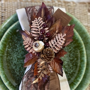 Thanksgiving Napkin Ring, Autumn Decor, Thanksgiving Table Decor, Fall Leaves Napkin Holder,elegant thanksgiving table design ideas