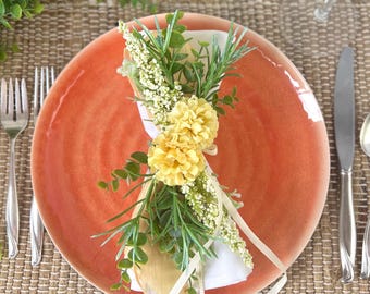 Napkin Rings - Floral