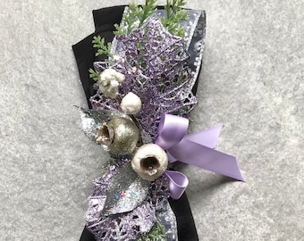 Napkin Ring, Purple Table Decor, Winter Wedding Reception Table Decor, Lavender Bridal Shower Decor, Winter Dinner Party Decor