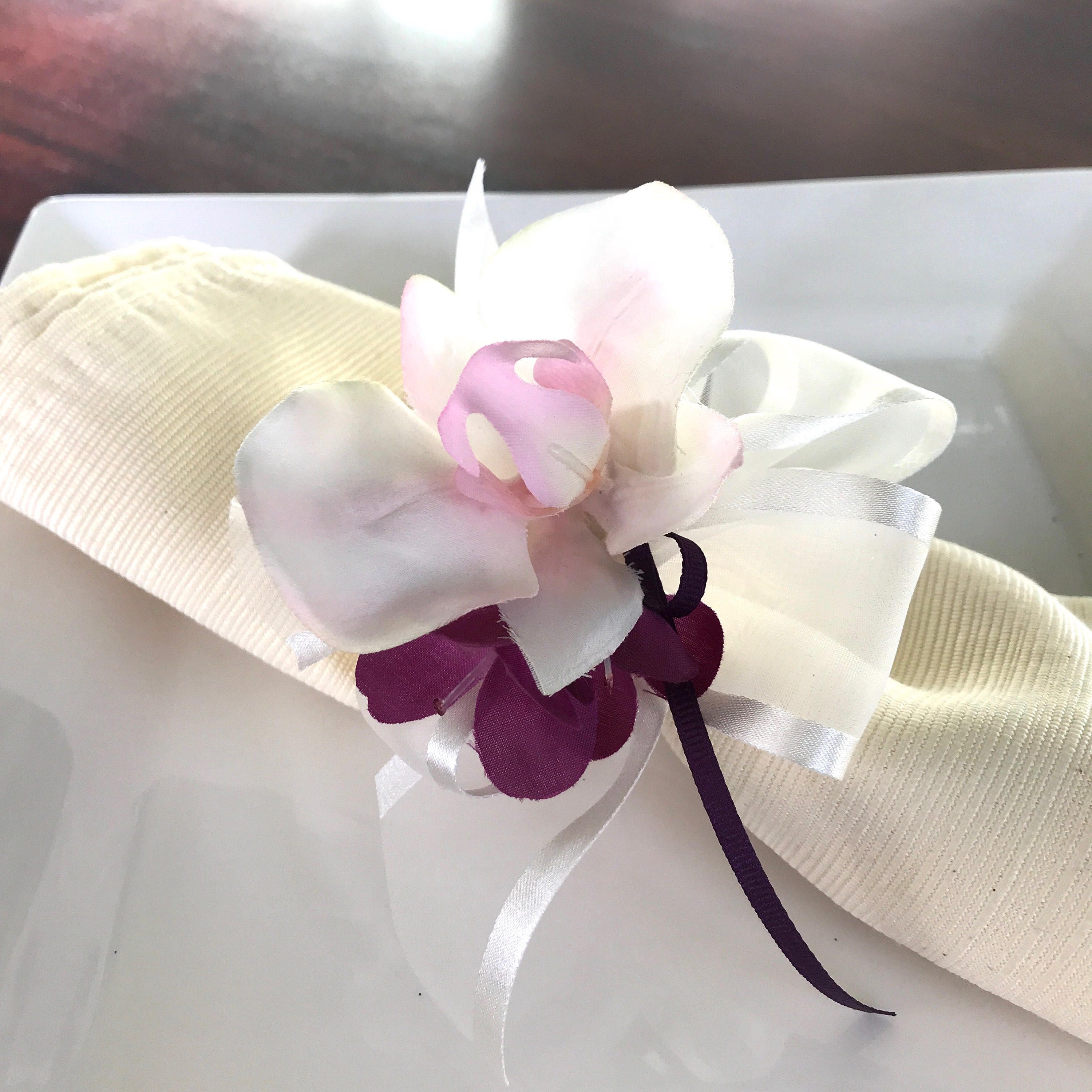 Napkin Ring Orchid Purple Wedding Decoration Wedding Showers Easter