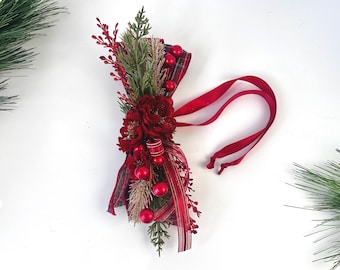 Christmas Napkin Ring, Flower Table decor, Seasonal Decoration,Holiday Table Setting