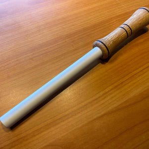 Ceramic Knife Honing Rod – Beech Wood Handle