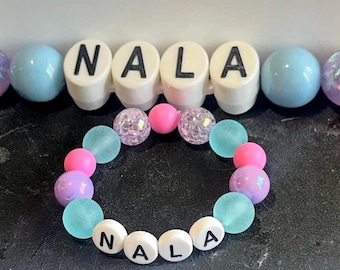 BFF Bracelet personalized name : Matching Pet Collar Accessory