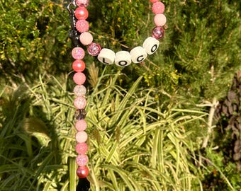 Personalized Beaded Dog Leash: Custom Matching Collar Leash, 6ft