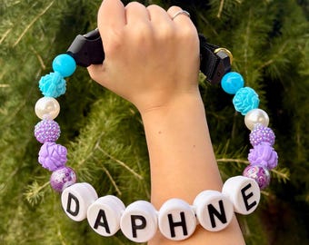 Personalized Bridgerton Dog Collar Custom Name, Adjustable Fit