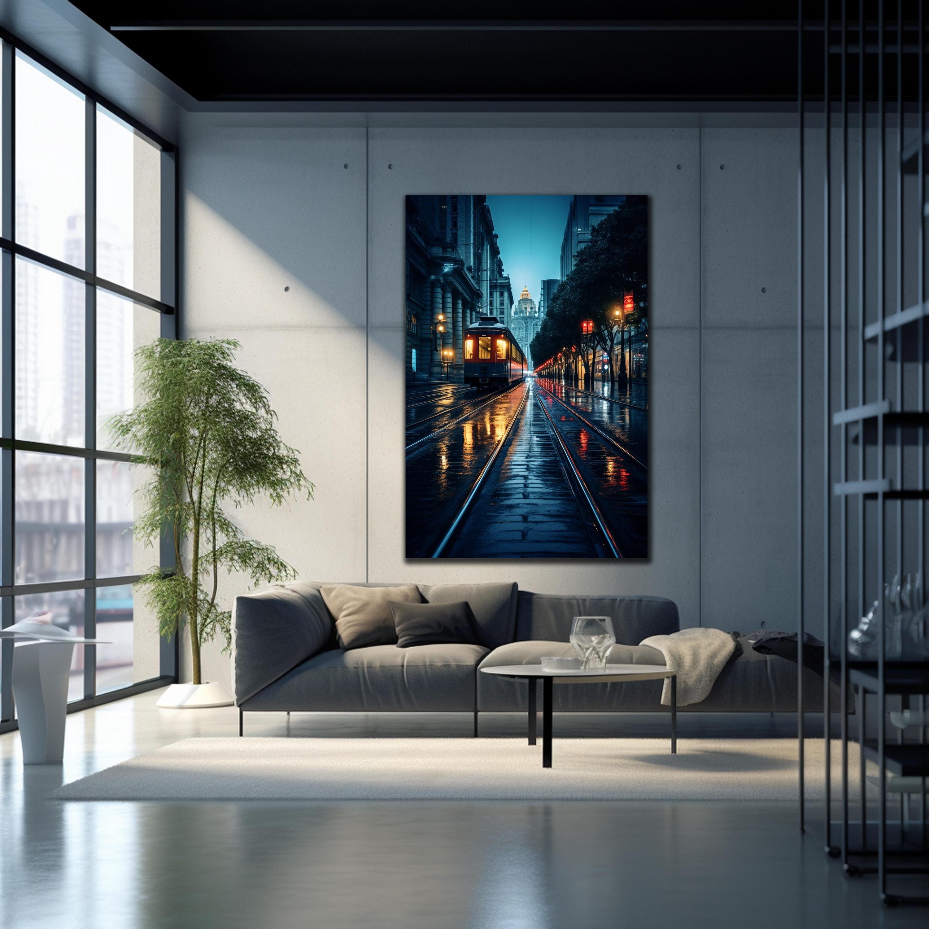 City View Wall Decor, Francisco Wall Art, Tempered Glass Wall Art, Glass Printing, Extra Large Wall Art, San Francisco View Glass Wall Art