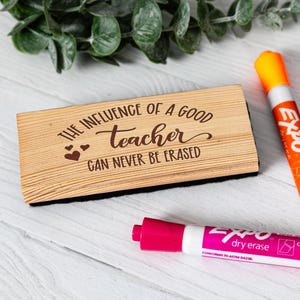 Personalized Whiteboard Eraser – Custom Teacher Gift – Classroom Name Eraser – Back to School Supplies