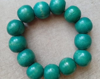 Grünes Damen Perlen Armband