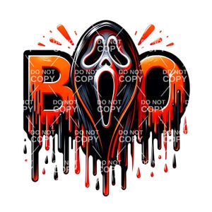 Spooky Halloween PNG Sublimation Design
